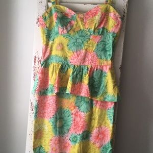 Asos peplum dress